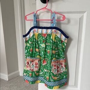 Colorful Wildflowers top, size 10